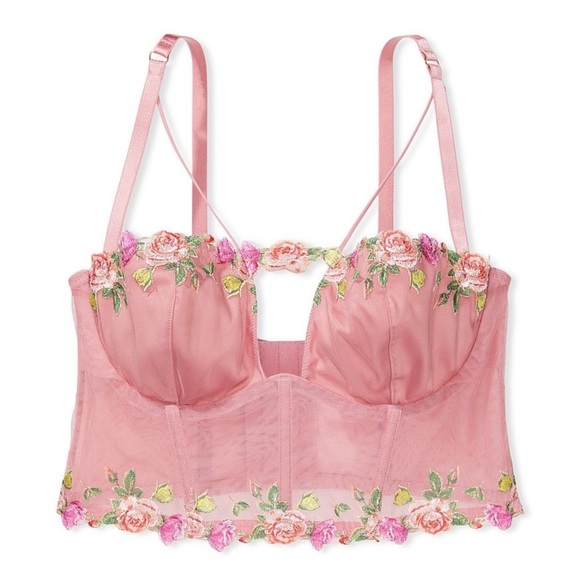 Floral bra corset size XL - Picture 3 of 5